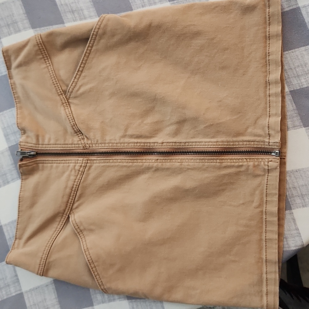High waist mini skirt